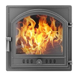 Дверка ВЕЗУВИЙ каминная 205 (Антрацит) фото №1580230