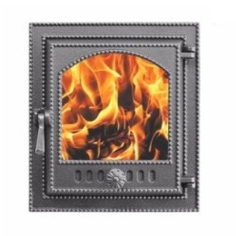 Дверка ВЕЗУВИЙ каминная 210 (Антрацит) фото №1580231