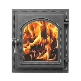 Дверка ВЕЗУВИЙ каминная 220 (Антрацит) фото №1580232