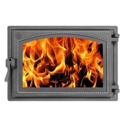 Дверка ВЕЗУВИЙ каминная 230 (Антрацит) фото №1580364