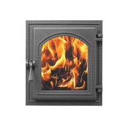 Дверка ВЕЗУВИЙ каминная 270 (Антрацит) фото №1580358