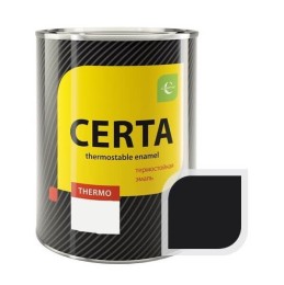 Эмаль термостойкая Церта черная (800) 0,4кг фото №1579345