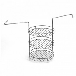 Этажерка D295xH320 (3-х ярусная большая с доп кольцами) Ш-Гриль фото №1580066