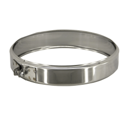 Хомут обжимной - 280 - раструб - нерж. 0,5 мм фото №1580413