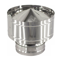 Оголовок нерж. 115/200 дефлектор нерж.0,5мм фото №1580384