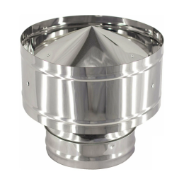 Оголовок нерж. 150/220 дефлектор нерж.0,5мм фото №1580386