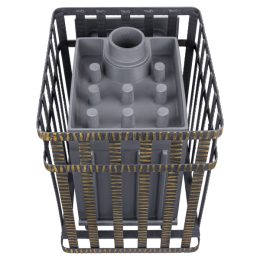 Печь Банная Чугунная Гроза 18 М Сетка фото №1580111