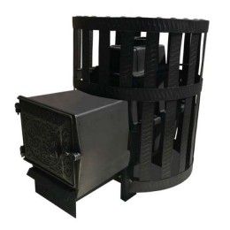 Печь Банная Чугунная Воевода 15, ДТ-3, Сетчатый кожух / ТПЗ фото №1580112