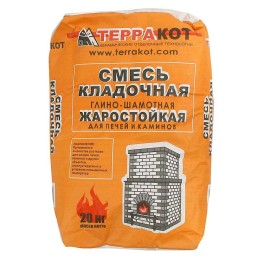 Сухая кладочная смесь "Терракот" 20 кг фото №1580186