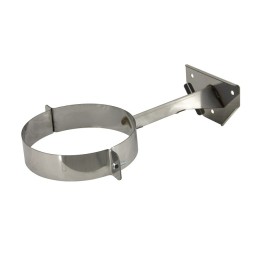 Телескопический стеновой кронштейн (нерж.) 115мм фото №1580359