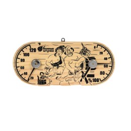 Термометр с гигрометром Банная станция  25*11см,"В парной" Банные штучки фото №1579955