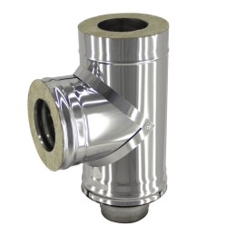 Тройник-сэндвич 200/265 - 90 нерж 1мм /нерж фото №1580206