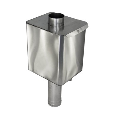 Бак-труба - 40 л - 115 мм (0,8 м) Aisi 430 1 мм - гарантия 3 месяца фото №1579924