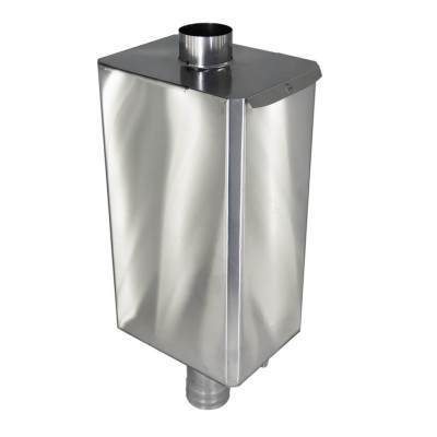 Бак-труба - 85 л - 115 мм (1,0 м) Aisi 430 1 мм - гарантия 3 месяца фото №1579812