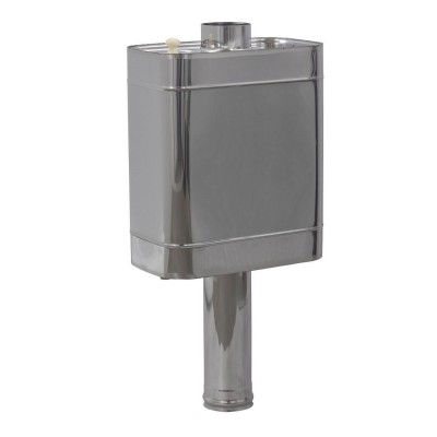 Бак-труба - "Сталь-Мастер" овальный - 70 л - 115 (1м) - AISI 430 - гарантия 1 год фото №1579665