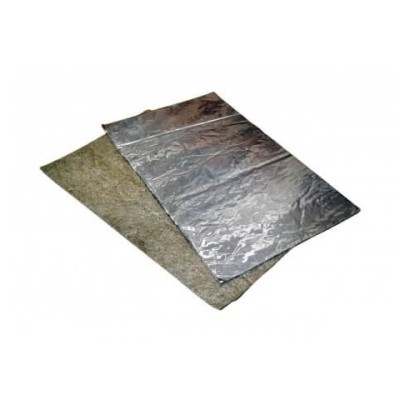 Базальтовый картон фольгированный 1000х600х10мм (20шт/уп) фото №1579432