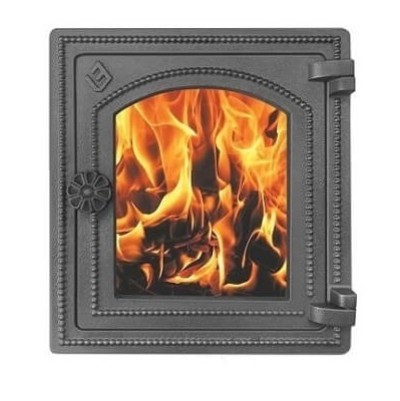 Дверка ВЕЗУВИЙ печная ДТ-4С (Антрацит) фото №1580229