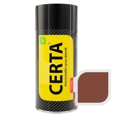 Эмаль термостойкая Церта красно-коричневая аэрозоль (500) фото №1580196