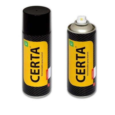 Эмаль термостойкая Церта серебристая аэрозоль (700) фото №1579342