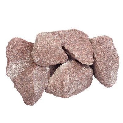 Камень Малиновый кварцит колотый (коробка 20кг) фото №1579717