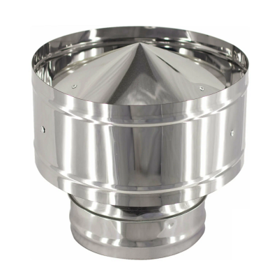 Оголовок нерж. 120/200 дефлектор нерж.0,5мм фото №1580385