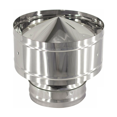 Оголовок нерж. 150/220 дефлектор нерж.0,5мм фото №1580386