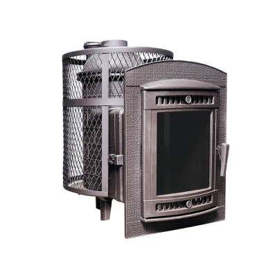 Печь Банная Атмосфера L ProMetall сетка со стеклом фото №1580448