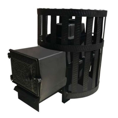 Печь Банная Чугунная Воевода 15, ДТ-3, Сетчатый кожух / ТПЗ фото №1580112