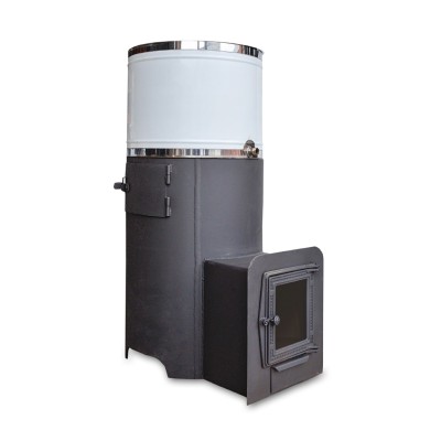 Печь Банная ДОБРАЯ с нерж. баком 80л, вынос, стекло ДТ-4С фото №94227