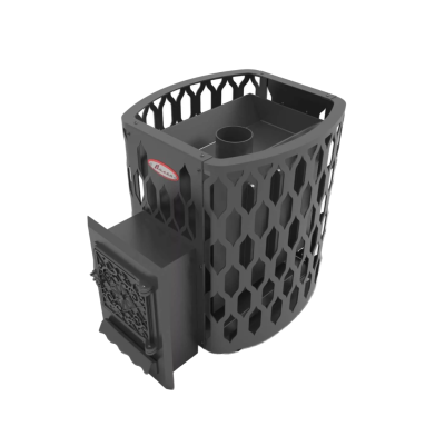 Печь Банная Волга-Сетка 22,вынос фото №1579366