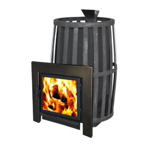 Печь-камин Банный Витязь 18, Сетчатый кожух / ТПЗ