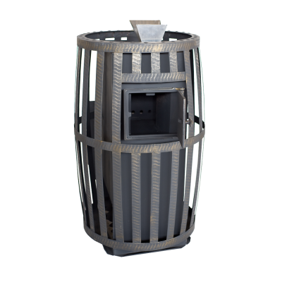 Печь-камин Банный Витязь 18, Сетчатый кожух / ТПЗ фото №1580072