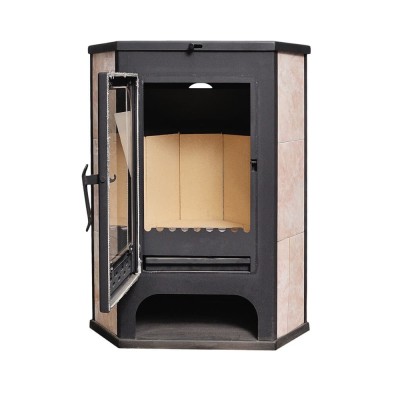 Печь-камин Бавария пристенно-угловая с теплообменником ПКПУТ020 фото №1579781