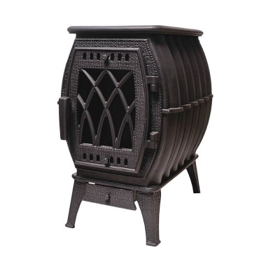 Печь-камин отопительно-варочный Бахта ProMetall черный фото №1580525