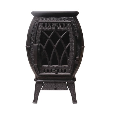 Печь-камин отопительно-варочный Бахта ProMetall черный фото №1580526