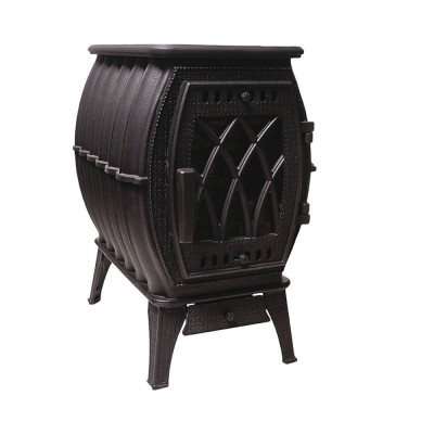 Печь-камин отопительно-варочный Бахта ProMetall черный фото №1580528