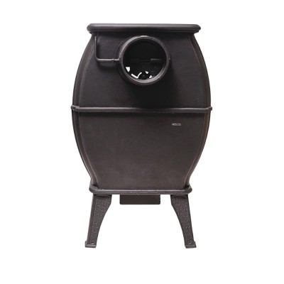 Печь-камин отопительно-варочный Бахта ProMetall черный фото №1580529