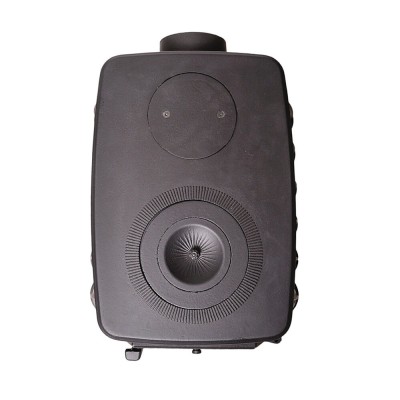 Печь-камин отопительно-варочный Бахта ProMetall черный фото №1580530