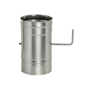 Шибер-задвижка Поворотная д120 0,5мм нерж.ВЕЗУВИЙ