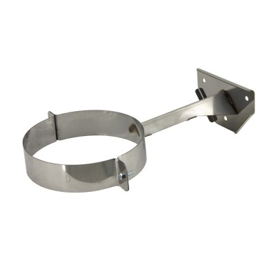 Телескопический стеновой кронштейн (нерж.) 115мм фото №1580359