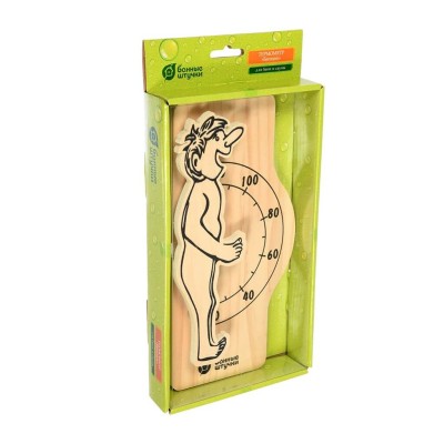 Термометр "Банщик" для бани и сауны,230*100*30мм Банные штучки фото №1579959