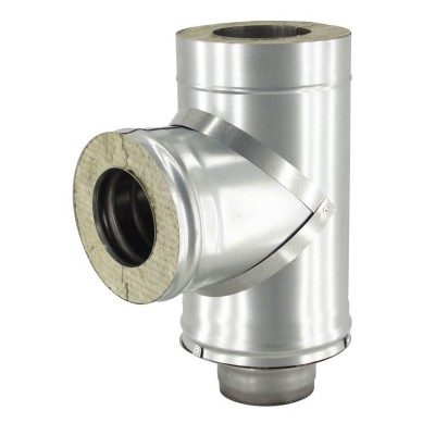 Тройник-сэндвич 120/200 - 90 нерж 1мм /оц фото №1579594