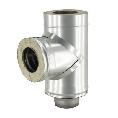 Тройник-сэндвич 200/300 - 90 нерж 0,5мм /оц фото №1580207